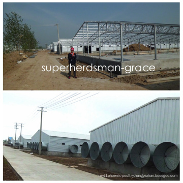 Prefabricated Poultry Farm House for modern Integrated Farm
